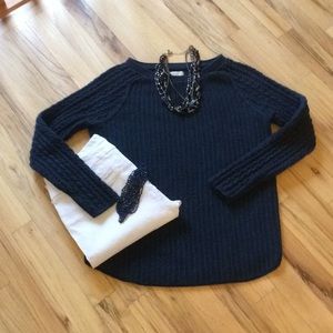 Navy Loft sweater